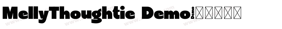 MellyThoughtie Demo字体转换